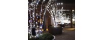 Iluminacion LED decorativa para fiestas y motivos navideños.